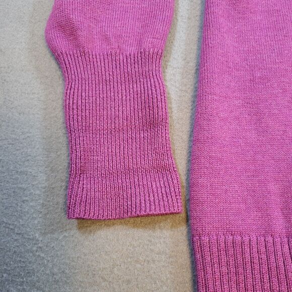 Eileen Fisher Womens Cardigan Sweater Petite Medium PM Purple Merino Wool Italy - Picture 16 of 16